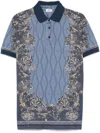 Etro Printed Piquet Polo Shirt