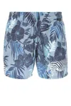 Etro Boxer Swimsuit With Maxi Floral Print