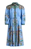 Etro Paisley-jacquard Knee-length Shirt Dress