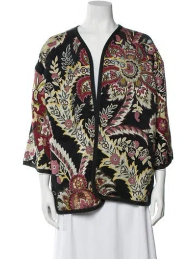 Pre-owned Etro Printed Robe In Multi