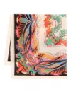 Etro Floral Printed Frayed Edge Scarf