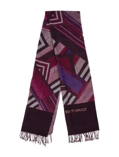 Pre-owned Etro Printed Scarf In Multi