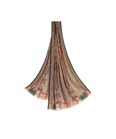 Etro Printed Scarf In Multicolor