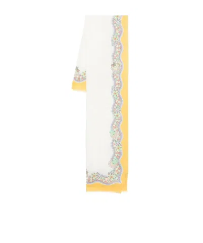 Etro Printed Scarf In White