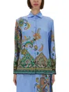 Etro All-over Signature Print Long-sleeved Shirt