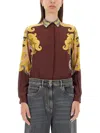 Etro Women's Printed Shirt In Brown