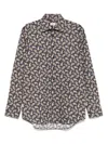 Etro Roma Paisley Print Shirt In Multi