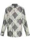 Etro Printed Shirt In Neutrals