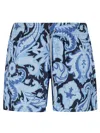 Etro Paisley Print Swim Shorts In Multicolor