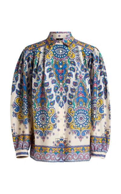Etro Paisley-print Shirt In White