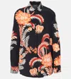 Etro Printed Silk Crêpe De Chine Blouse In Multi
