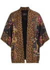 Etro Printed Silk Jacket In Multi