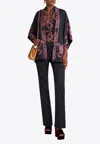 Etro Printed Silk Kesa Robe