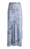 Etro Printed Silk Maxi Skirt In Multi