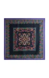 Etro Printed Silk Scarf In Multi