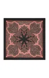 Etro Printed Silk Scarf In Pink