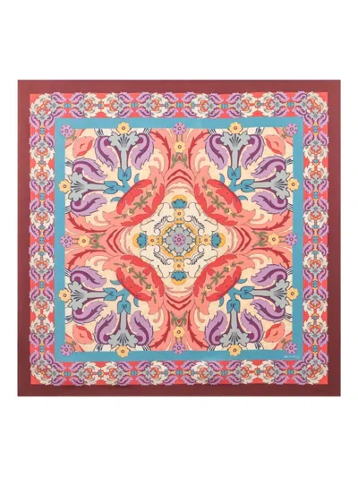 Etro Printed Silk Scarf In Multi