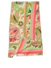 Etro Floral Frayed Scarves With Delicate Edges