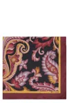 Etro Paisley-print Silk Scarf In Multi