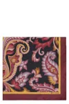 Etro Paisley-print Silk Scarf In Multi