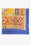 Etro Printed Silk Scarf In Multi