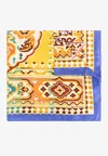 Etro Printed Silk Scarf In Multi
