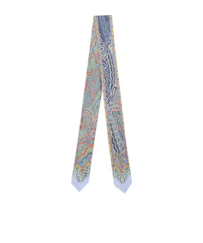 ETRO ETRO PAISLEY PRINTED SATIN SCARF