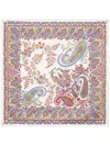 Etro Tuch Aus Bedruckter Seide In White