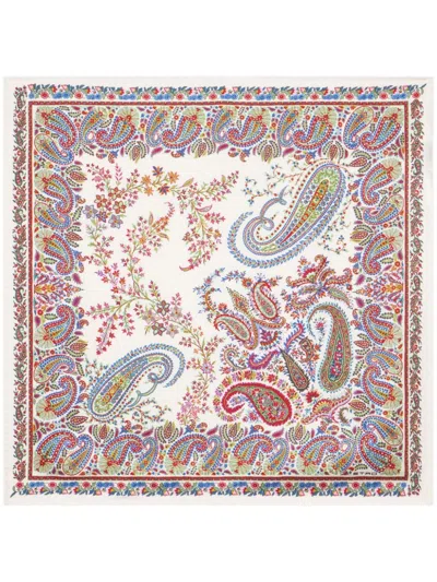 ETRO PRINTED SILK SCARF