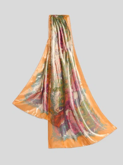 Etro , Printed Silk Scarf, Woman, Multicolour