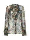 Etro Printed Silk Shirt