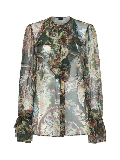 ETRO ETRO PRINTED SILK SHIRT