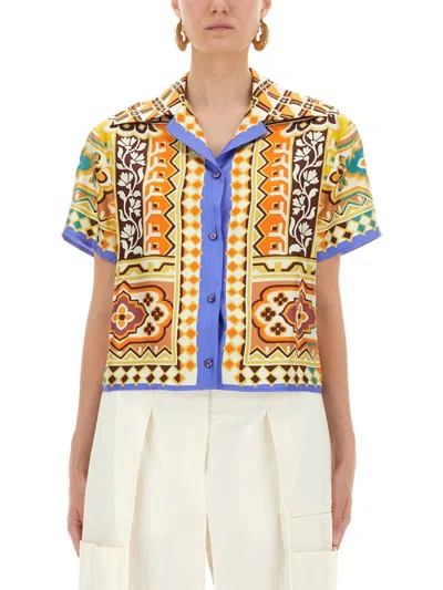 ETRO ETRO PRINTED SILK SHIRT
