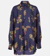 Etro Printed Silk Shirt In Multicoloured