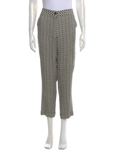 Pre-owned Etro Printed Skinny Leg Pants
