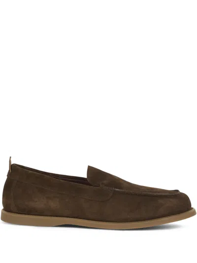 Etro Printed Slip-on Loafers In Multi