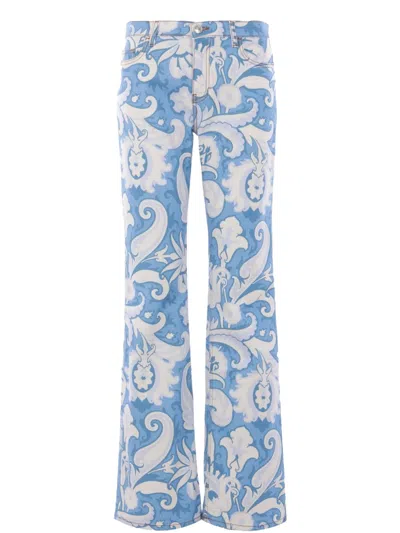 ETRO PRINTED STRAIGHT-LEG JEANS