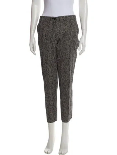 Pre-owned Etro Printed Straight Leg Pants