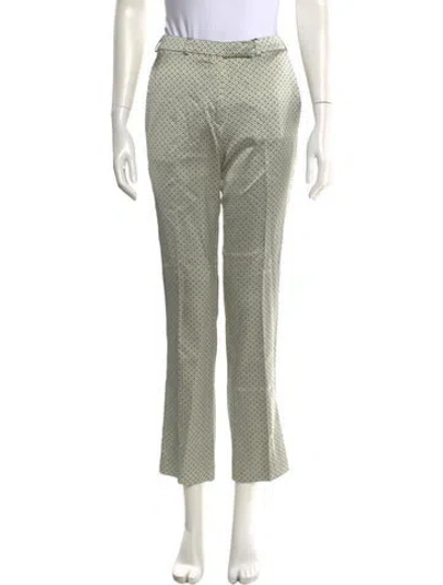 Pre-owned Etro Printed Straight Leg Pants W/ Tags In Neutral