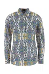 Etro Printed Stretch Poplin Shirt