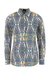 Etro Printed Stretch Poplin Shirt