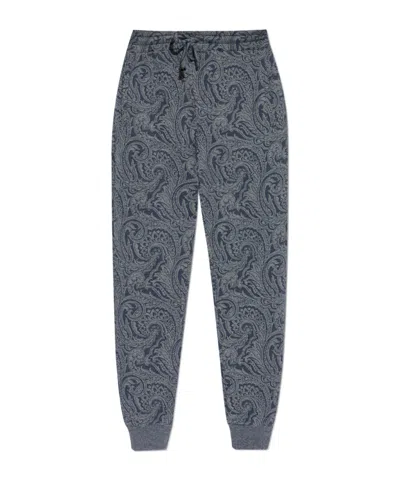 ETRO ETRO PATTERNED DRAWSTRING TROUSERS