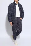 Etro Printed Sweatpants In Navy Blue