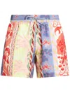 Etro Printed Swim Trunks In 中性色