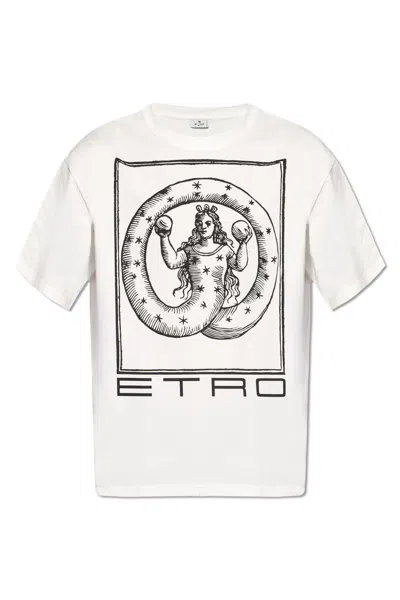 Etro Printed T-shirt In White