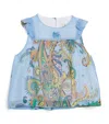 Etro Paisley-print Dress In Blue