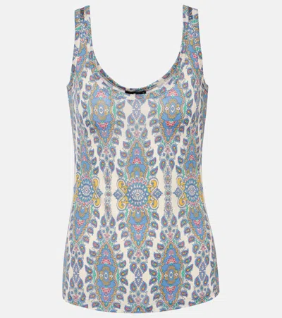 Etro Paisley-print Top In Multi