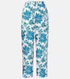 Etro Printed Wide-leg Pants In Multi