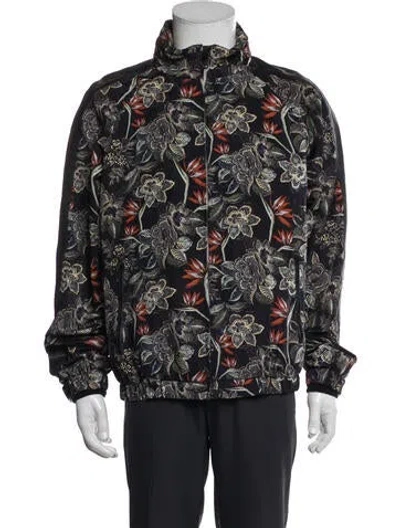 Pre-owned Etro Printed Windbreaker In Black