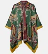 Etro Cape With Pasly Motif Scarves And Foulards Multicolor In Green